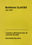 Boletines CLACSO 1967