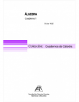 Álgebra -Cuaderno 1-